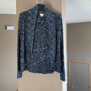 Mossimo Blue Knit Cardigan